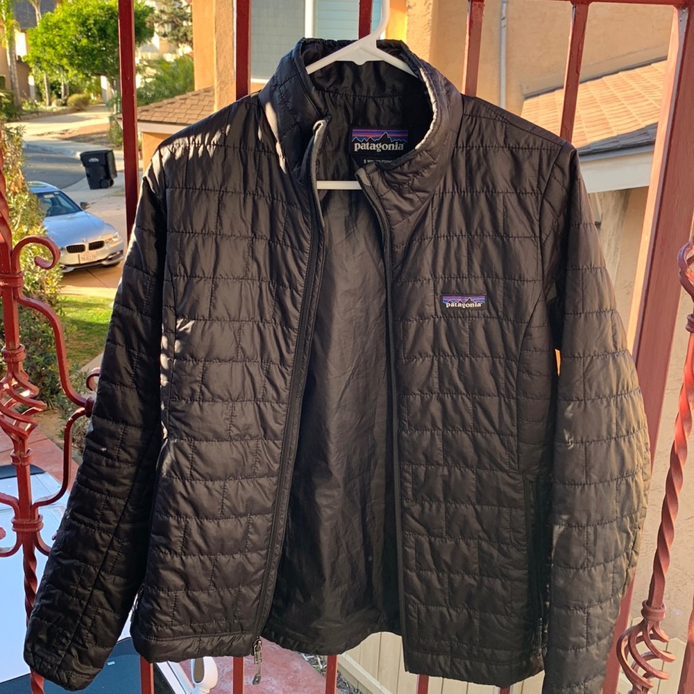 Black Puffy Patagonia Jacket